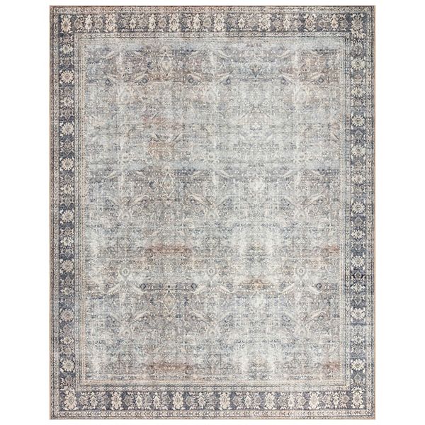 Loloi II Wynter Grey Charcoal Accent or Area Rug