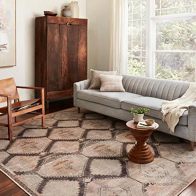Loloi Wynter Graphite Blush Rug
