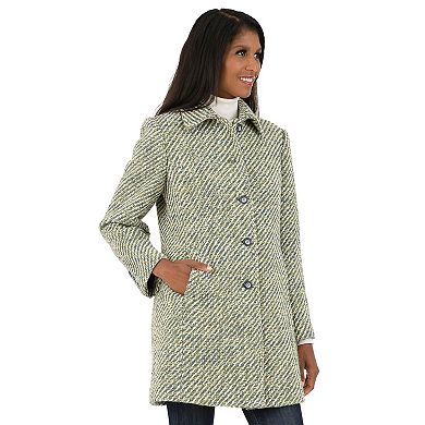 Women's Fleet Street Wool-Blend Boucle Coat