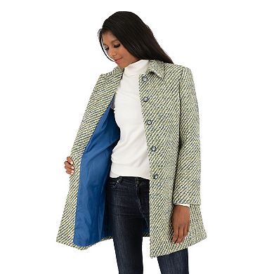 Women's Fleet Street Wool-Blend Boucle Coat