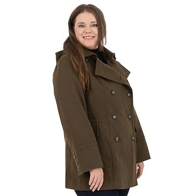 Peacoat jacket with hood hotsell