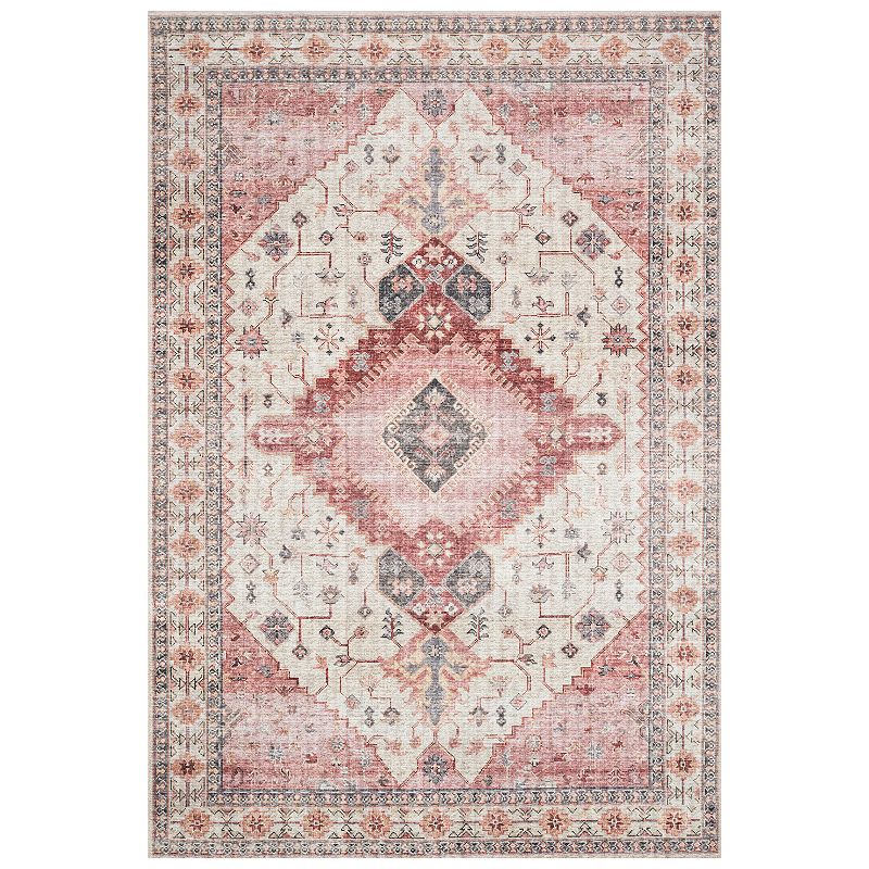 Loloi II Skye Medallion Accent or Area Rug, Multicolor, 8Ft Rnd