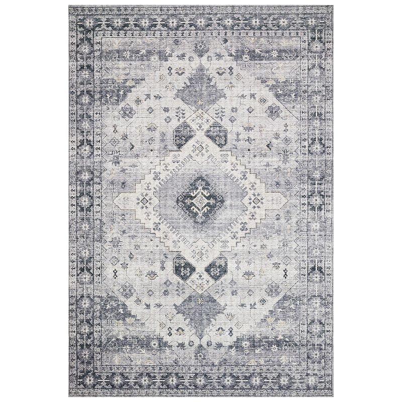 Loloi II Skye Medallion Accent or Area Rug, Multicolor, 6Ft Rnd