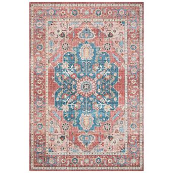 Loloi Skye Brick Ocean Accent or Area Rug