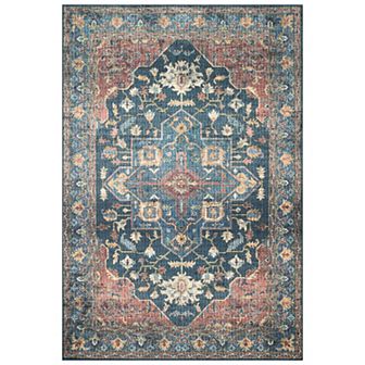 Loloi Skye Denim Brick Accent or Area Rug