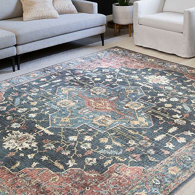 Loloi II Skye Denim Brick Rug