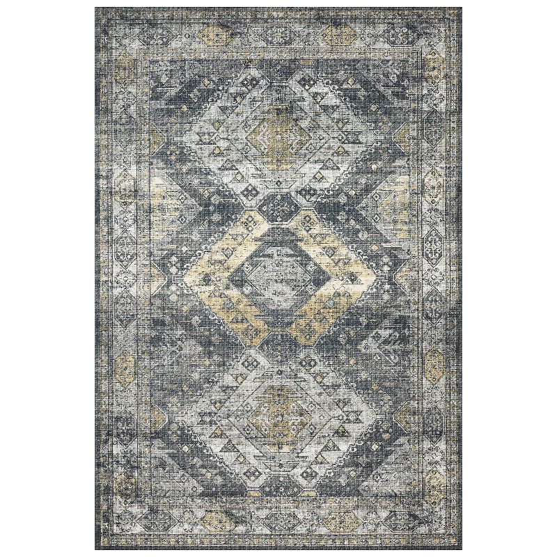 Loloi II Skye Graphite Silver Accent or Area Rug, Multicolor, 9X12 Ft