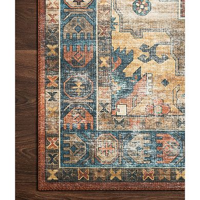 Loloi Skye Rust Blue Rug