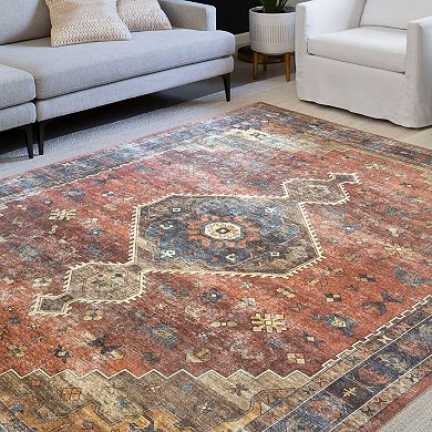 Loloi Skye Rust Blue Rug