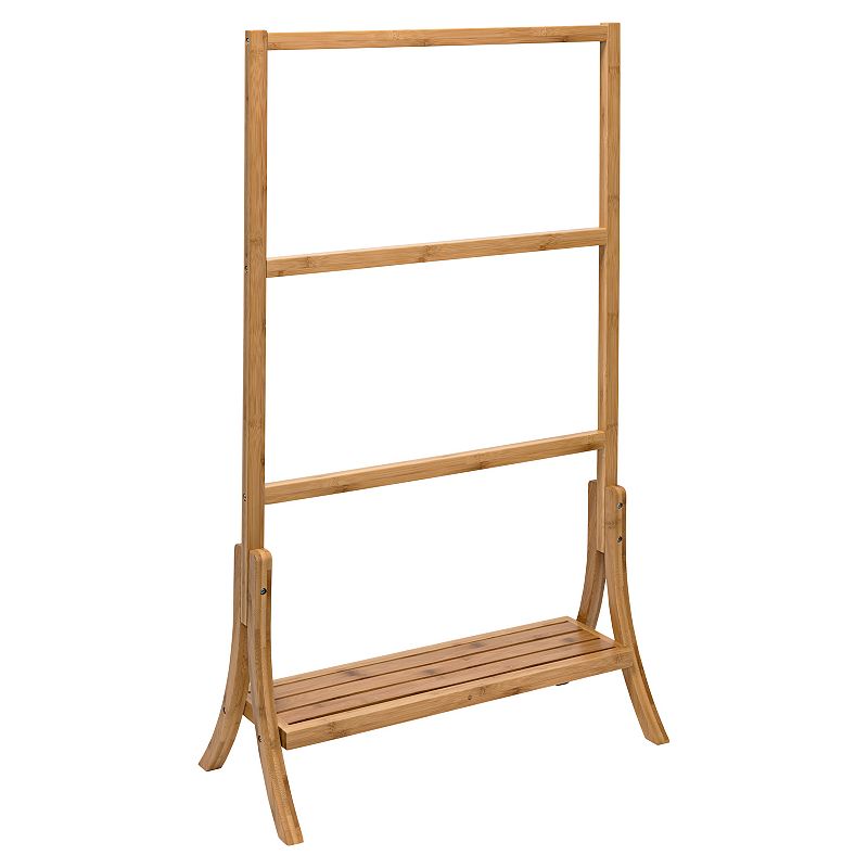 76770394 Honey-Can-Do 3-Tier Bamboo Towel Storage Rack, Bei sku 76770394