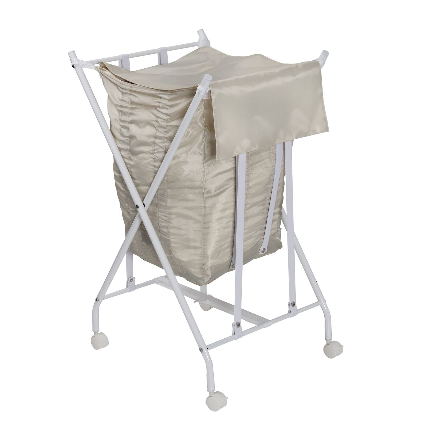 Gracious Living Easy Carry Large Vented Plastic Laundry Hamper