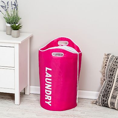 Honey-Can-Do Graphic Laundry Basket with Handles