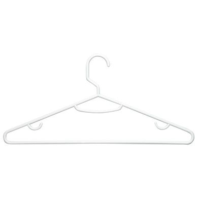 Honey-Can-Do Plastic White Hangers 60-Pack Set