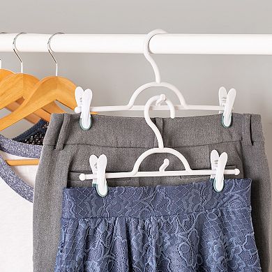 Honey-Can-Do Soft Touch Pant Hangers 12-Pack Set