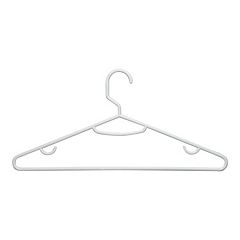 Honey-Can-Do Heavy-Duty Tubular Hangers, 18 Pack, White