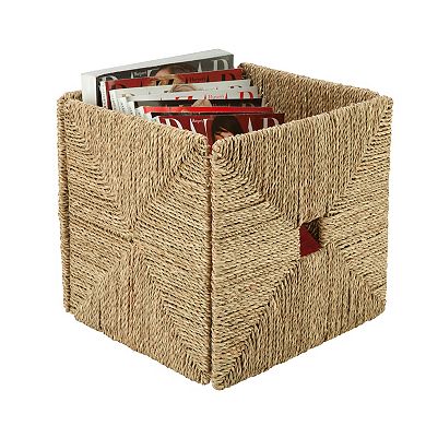 Honey-Can-Do Woven Seagrass Basket