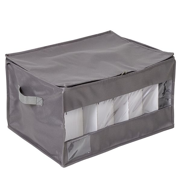 HoneyCanDo Stemware Storage Box