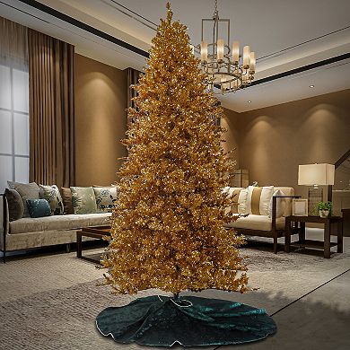 National Tree Company 10-ft. Pre-Lit Metallic Gold Finish Artificial Christmas Tree