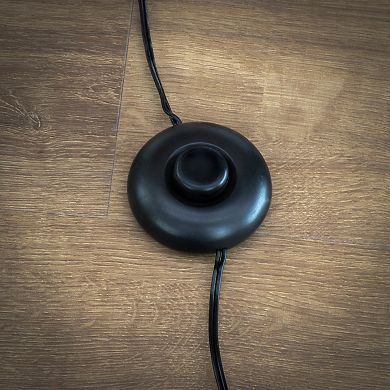 National Tree Company 7.5-ft. Pre-Lit Matte Silver Finish Metallic Artificial Christmas Tree