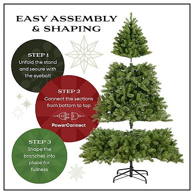 National Tree Company 7.5-ft. LED North Valley Spruce Artificial Christmas Tree