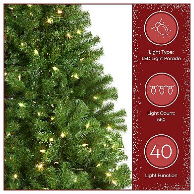 National Tree Company 7.5-ft. LED North Valley Spruce Artificial Christmas Tree
