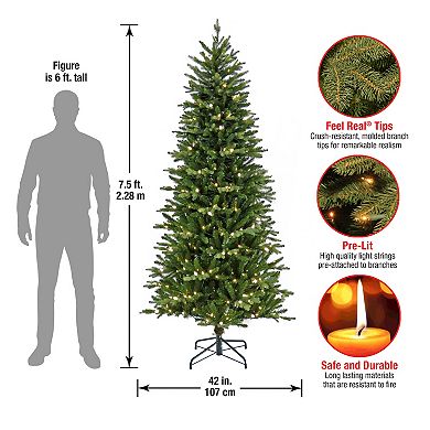 National Tree Company 7.5-ft. LED Wallace Pine Artificial Christmas Tree