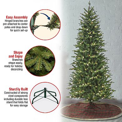 National Tree Company 7.5-ft. LED Wallace Pine Artificial Christmas Tree