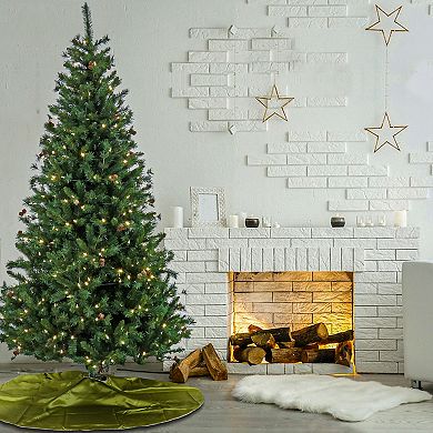 National Tree Company 7.5-ft. LED Cedar Spruce Artificial Christmas Tree