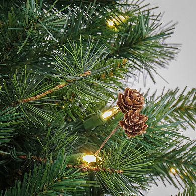 National Tree Company 7.5-ft. LED Cedar Spruce Artificial Christmas Tree