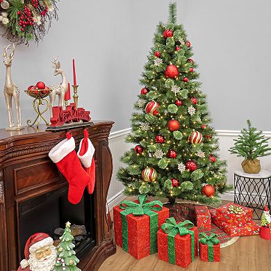National Tree Company 7.5-ft. LED Ontaria Pine Artificial Christmas Tree