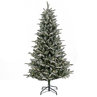 National Tree Company 6-ft. LED Snowy Libby Fir Artificial Christmas Tree