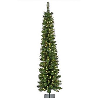 National Tree Company 6-ft. LED Nooksack Fir Pencil Artificial Christmas Tree