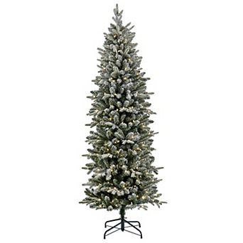 National Tree Company 7-ft. LED Conger Pine Pencil Artificial Christmas Tree