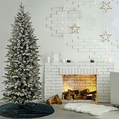 National Tree Company 7-ft. LED Conger Pine Pencil Artificial Christmas Tree