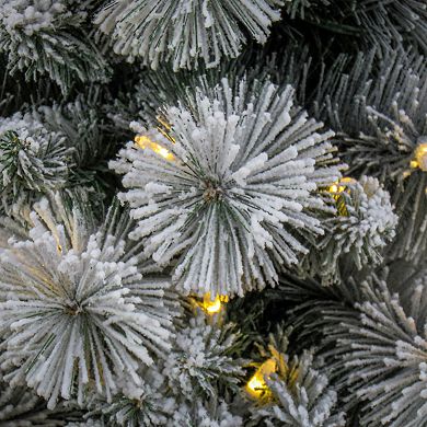 National Tree Company 1.5-ft. LED Snowy Methow Pencil Artificial Christmas Tree