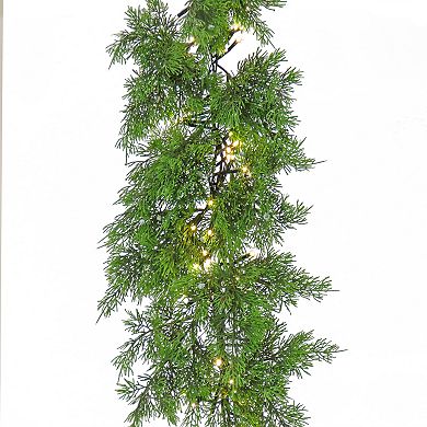 National Tree Company 9-ft. Pre-Lit Cedar Artificial Garland