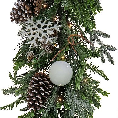 National Tree Company 9-ft. Pre-Lit Alpine Artificial Garland