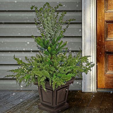National Tree Company 4-ft. LED Cedar Evergreen Porch Artificial Floor Decor