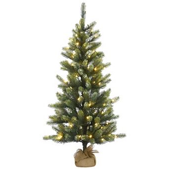National Tree Company 4.5-ft. Trinity Spruce LED Artificial Christmas Tree