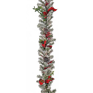 National Tree Company 9-ft. General Store Snowy LED Artificial Garland