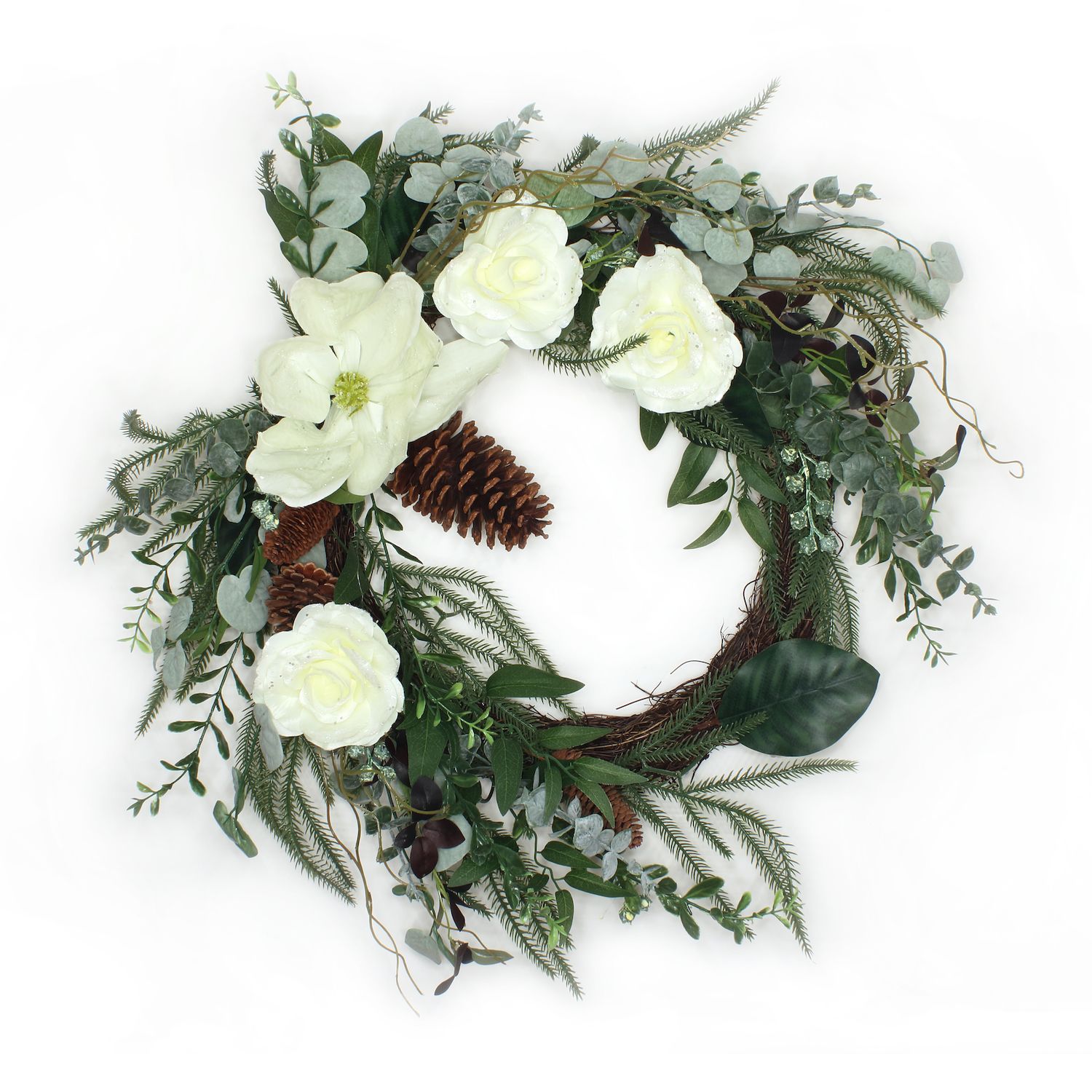 Melrose Decorated Long Needle Pine Wreath 21.5D