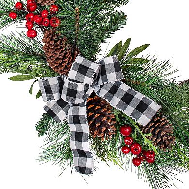 National Tree Company Christmas Mixed Pine Berries Artificial Wreath