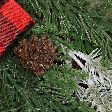National Tree Company Mixed Pine Bow Christmas Artificial Wreath