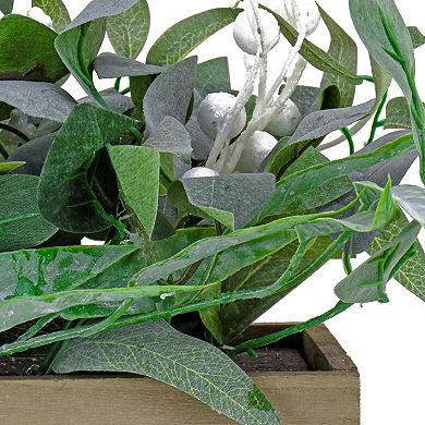 National Tree Company Artificial Greenery Planter Box Table Decor