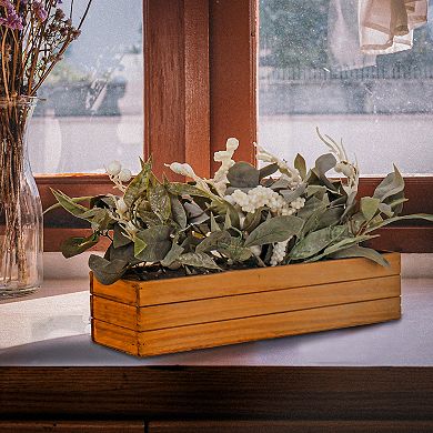 National Tree Company Artificial Greenery Planter Box Table Decor