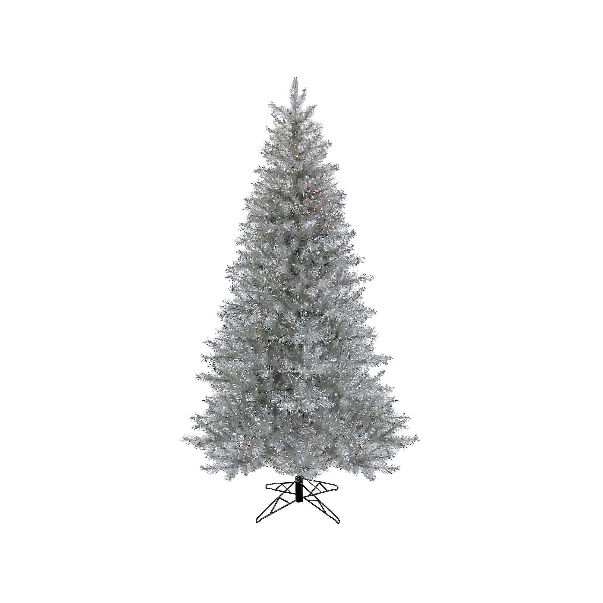 National Tree Company 10-ft. Silver Finish Pine Artificial Christmas Tree, 
