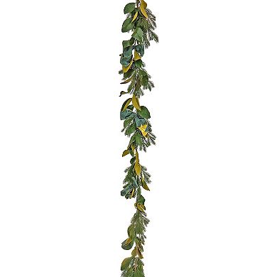 National Tree Company 9-ft. LED Magnolia Mix Pine Artificial Garland