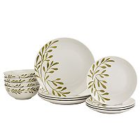 Deals on The Big One Leaves 12-pc. Dinnerware Set