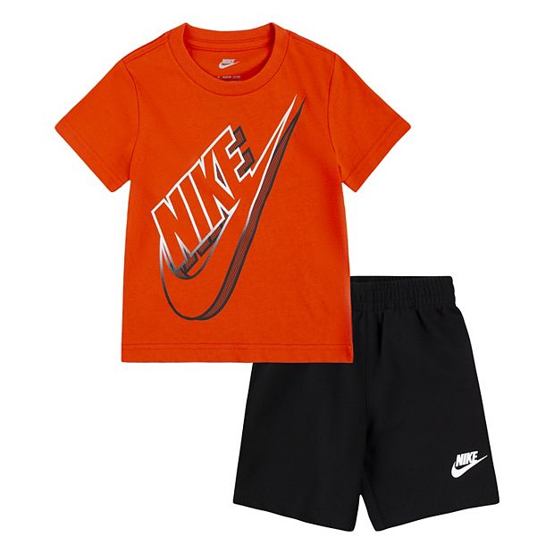 Nike Toddler T-Shirt and French Terry Shorts Set.