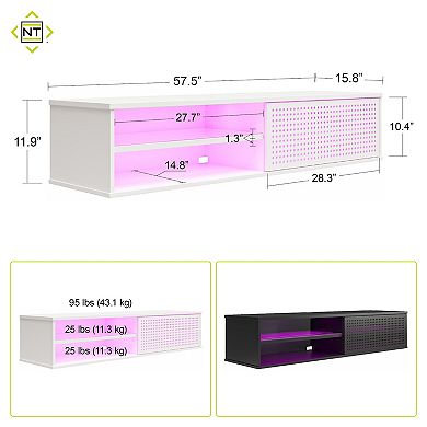 Ntense Glitch Floating TV Stand